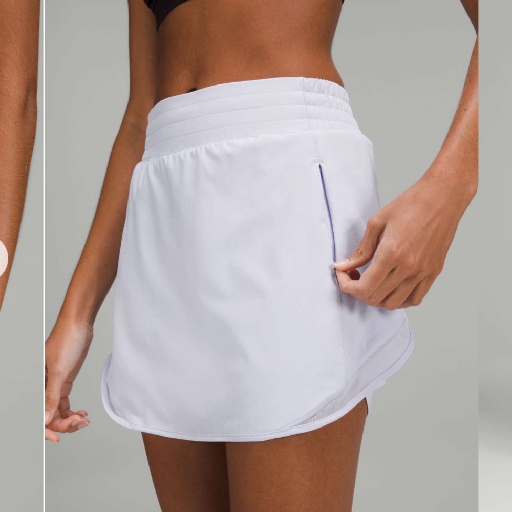 Lululemon Hotty Hot High-Rise Skirt Pastel Blue